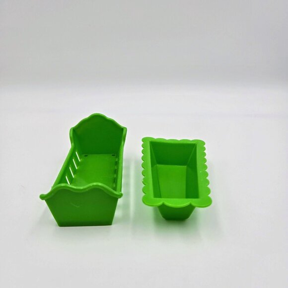 Vintage Sunshine Family Crib Bassinet Nursery Baby Doll Furniture Playset Mattel - Picture 6 of 10